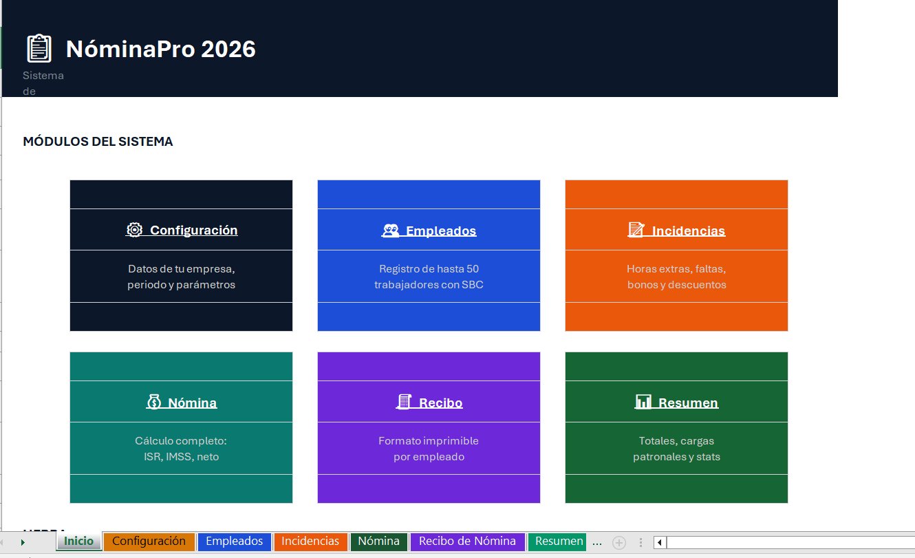 NominaPro 2026 Dashboard